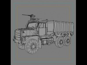 military vehicle 3D Model