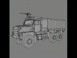 military vehicle 3D Model
