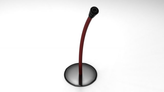 microphone 3D Model .c4d .max .obj .3ds .fbx .stl .blend 