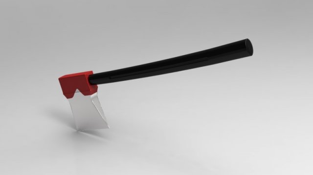 ax 3D Модель .c4d .max .obj .3ds .fbx .stl .blend 