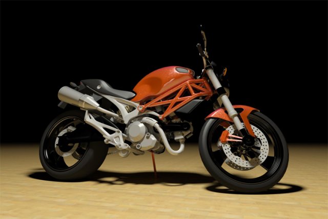 bike 3D 模型 .c4d .max .obj .3ds .fbx .stl .blend 