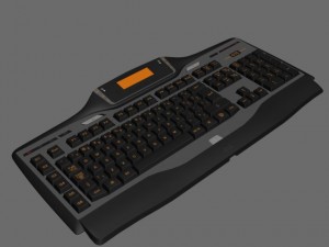 g15 logitech keyboard 3D 模型