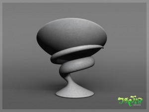 golfungus chair 3D Model