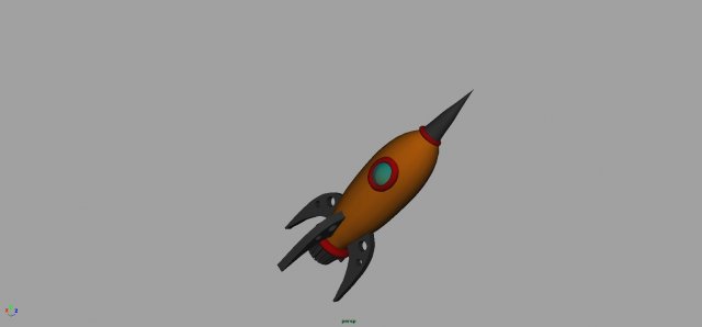 fantasy rocket 3D Model .c4d .max .obj .3ds .fbx .stl .blend 