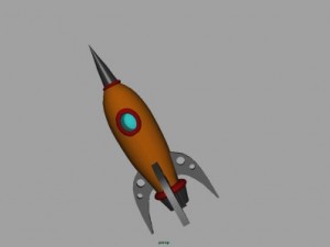 fantasy rocket 3D Model