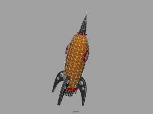 fantasy rocket 3D Model