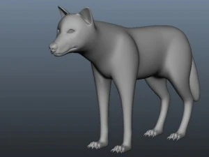 wolf 3D Model