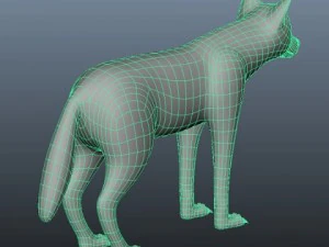 wolf 3D Model
