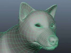 wolf 3D Model
