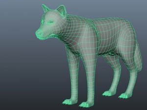 wolf 3D Model