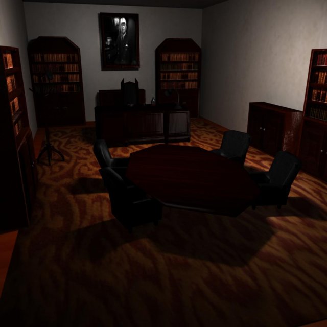 office 3D Model .c4d .max .obj .3ds .fbx .stl .blend 