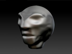 alienhead 3D Model