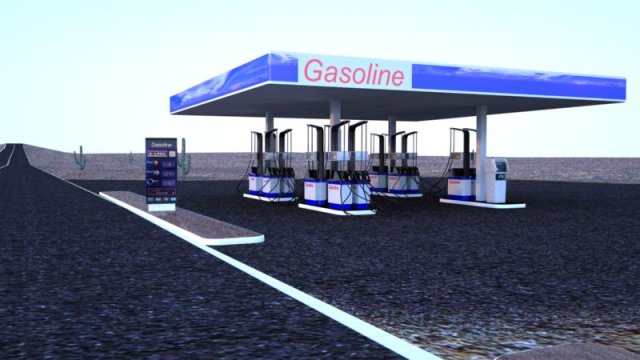 gasoline Modello 3D .c4d .max .obj .3ds .fbx .stl .blend