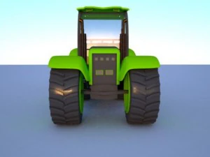 tractor and trailer 3D Model