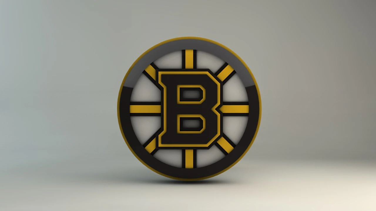boston bruins 3d logo 3D Model .c4d .max .obj .3ds .fbx .stl .blend 