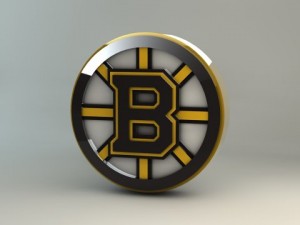 boston bruins 3d logo Modelo 3D