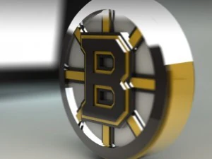 boston bruins 3d logo 3D Model