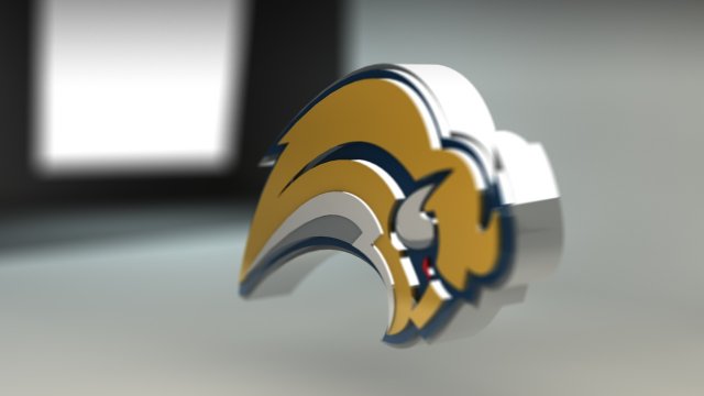 buffalo sabres 3d logos Modelo 3D .c4d .max .obj .3ds .fbx .stl .blend