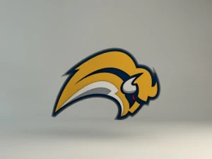 buffalo sabres 3d logos 3D Model