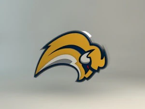 buffalo sabres 3d logos 3D Model
