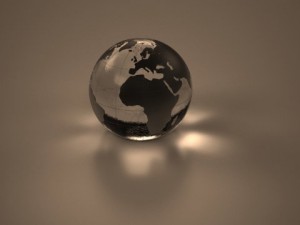crystal 3d globe vray 3Dモデル
