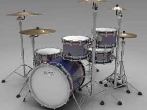 Drum-Kit-Summen 3D Modell