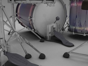 drum kit buzz Model 3D