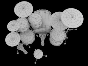 Drum-Kit-Summen 3D Modell