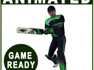 cricket batter 14366 tris Modèle 3D