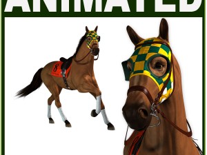 equipped racehorse cg Modèle 3D