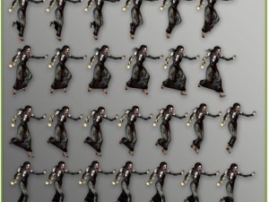 female zombie 3D 模型