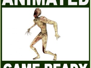 skinless crawler 3D-Modell