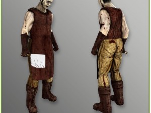 zombie butcher 3D 모델