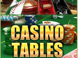 casino tables roulette poker blackjack 3D 模型