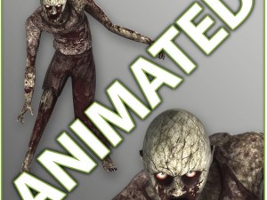 male zombie Model 3D