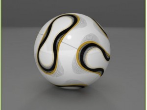 black soccer player hipoly Modelo 3D