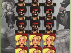 package male and female pirates rigged Modello 3D