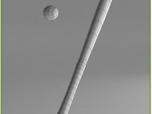 asian baseball player cg batter Modèle 3D