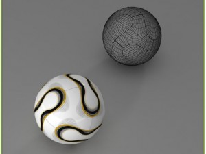 white soccer player and white goalkeeper cg Modelo 3D