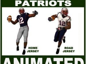 patriots black american football player cg 3Dモデル