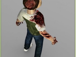 little boy zombie 3D 모델