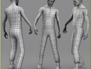 zombie guy for videogames Modello 3D