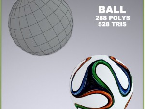 white soccer goalkeeper player 1498tris Modèle 3D