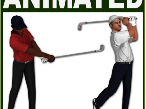 golfer players cg Modèle 3D