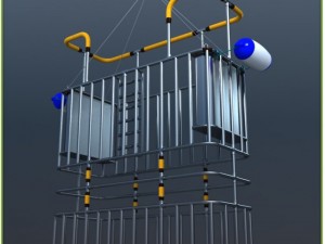 cage dive cg 3D मॉडल
