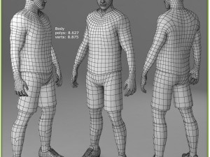 soccer player italy cg 3Dモデル