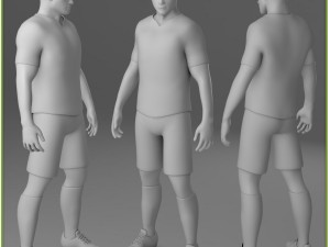 soccer player italy cg 3Dモデル