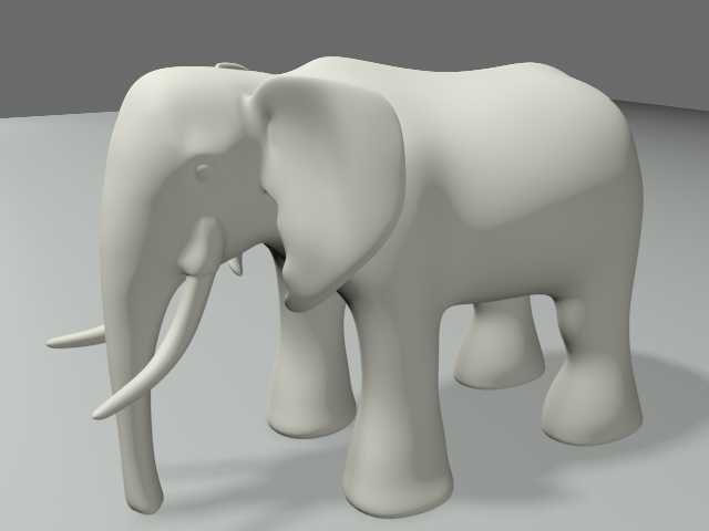 elephant 3D Model .c4d .max .obj .3ds .fbx .stl .blend