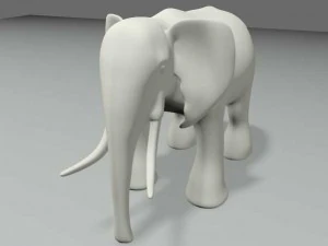 大象 3D 模型