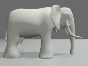 大象 3D 模型